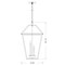Z-Lite Talbot 4 Light Outdoor Chain Mount Ceiling Fixture, Oil Rubbed Bronze And Seedy 579CHXLX-ORB - alternate 6
